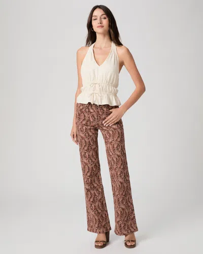 Paige Sofia Flare Jean In Brown
