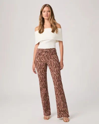 Paige Sofia Flare Jean In Brown
