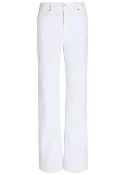 Paige Sofia Flared-leg Jeans In White