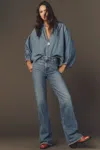 Paige Sofia Mid-rise Flare Jeans In Blue