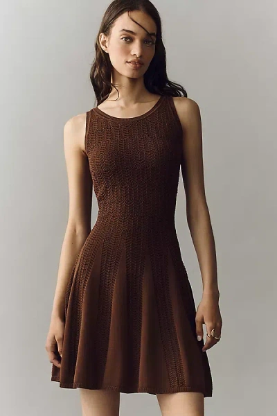 Paige Solene Mini Dress In Brown