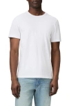 Paige Cash Crewneck Cotton-blend T-shirt In White