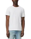 Paige Cash Crewneck Cotton-blend T-shirt In White