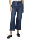 Paige Spotlight Raw Hem Vignette Jean In Blue