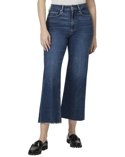 Paige Spotlight Raw Hem Vignette Jean In Blue
