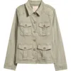 Paige Stacey Utility Jacket In Green