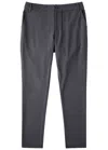 Paige Stafford Herringbone Slim-leg Trousers In Dark Grey