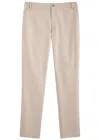 Paige Stafford Jersey-twill Trousers In Ecru