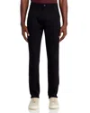 Paige Stafford Slim-fit Tapered-leg Stretch-woven Trousers In Black
