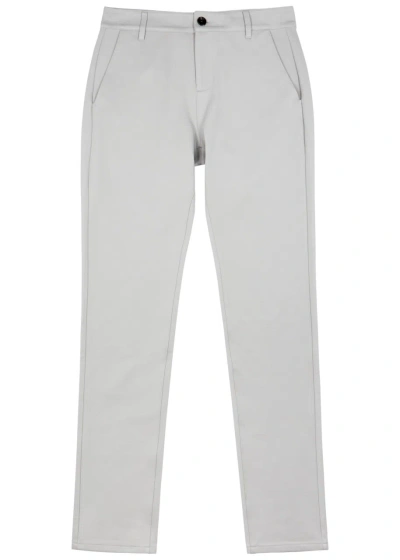 Paige Stafford Slim-leg Stretch-jersey Trousers In Grey