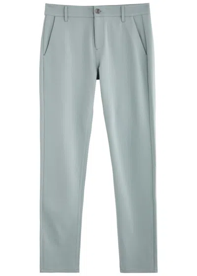 Paige Stafford Stretch-jersey Trousers In Light Blue