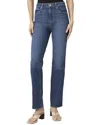 Paige Stella Saint Tropez Super High Rise Straight Leg Jean In Blue
