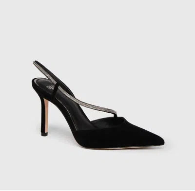 Paige Stephanie Pump In Black Suede