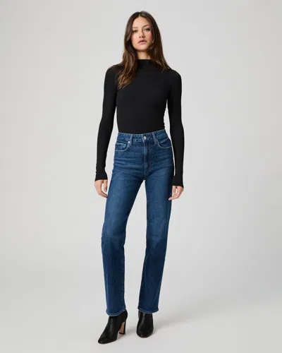Paige Stevie 31 Inch Straight Jean In Blue