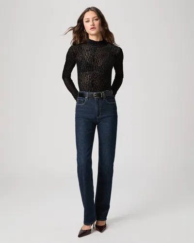 Paige Stevie 31 Inch Straight Jean In Blue