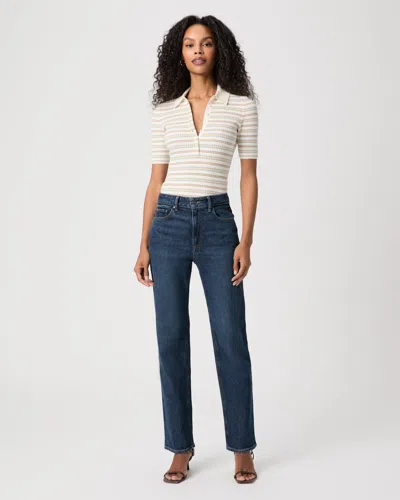Paige Stevie 31 Inch Straight Jean In Blue