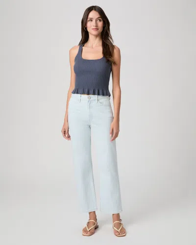 Paige Stevie Ankle Bootcut Jean In Blue
