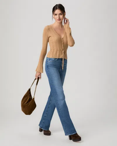 Paige Stevie Bootcut Jean In Blue