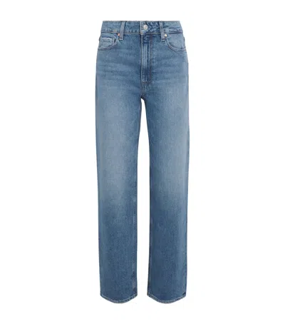 Paige Stevie High-rise Straight Jeans In Blue