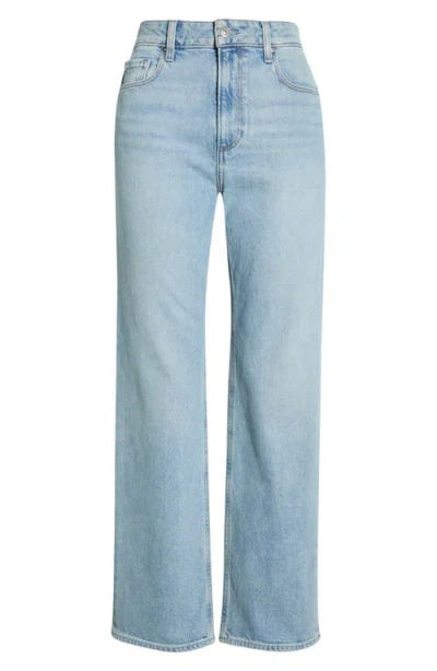 Paige Stevie High Waist Ankle Straight Leg Jeans In Blue