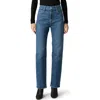 Paige Stevie High Waist Straight Leg Jeans In Blue