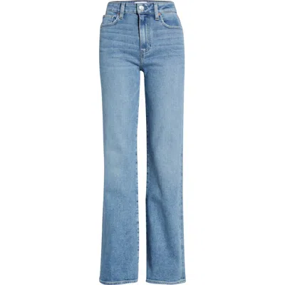 Paige Stevie High Waist Straight Leg Jeans In Blue