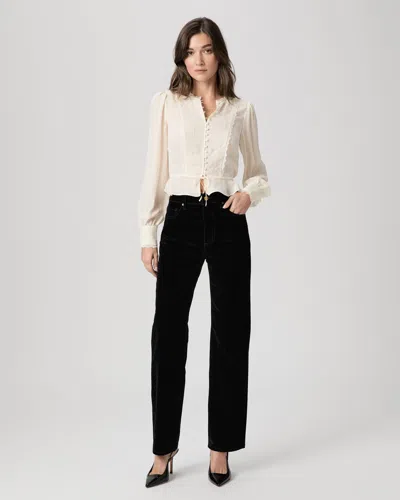 Paige Stevie Straight Jean In Black
