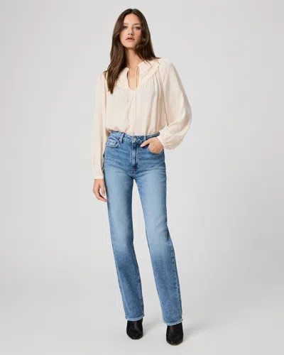 Paige Stevie Straight Leg Jeans In Blue