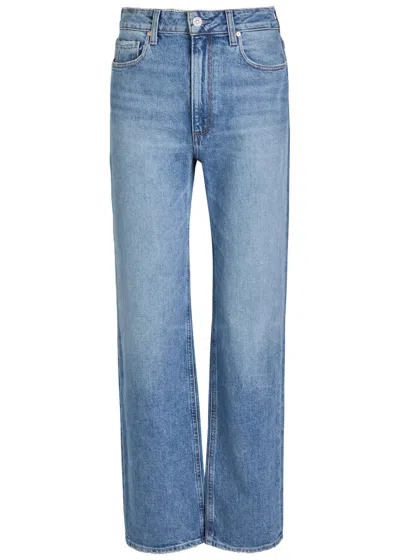 Paige Stevie Straight-leg Jeans In Blue