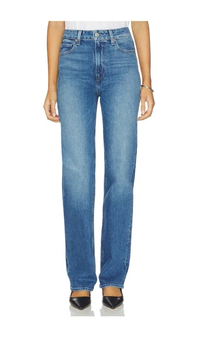 Paige Stevie Straight Leg Jeans In Blue