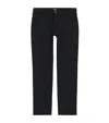 Paige Stretch Cotton Macneil Trousers In Black