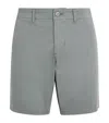 Paige Stretch-cotton Phillips Chino Shorts In Gray
