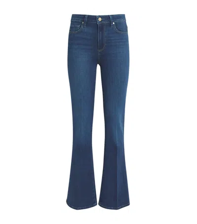Paige Stretch Denim Laurel Canyon Jeans In Blue