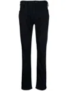 Paige Stretch Straight-leg Jeans In Blau