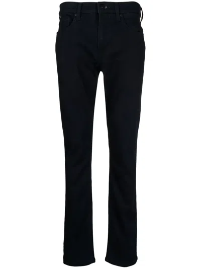 Paige Stretch Straight-leg Jeans In Blau