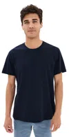 Paige Supima Crew Neck Tee Deep Anchor In Deep Anchor