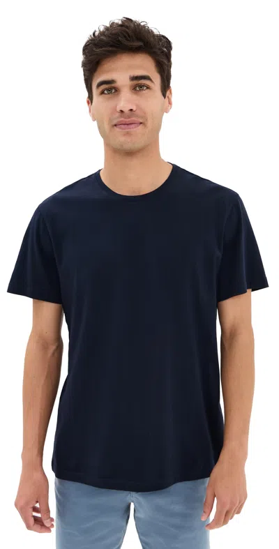 Paige Supima Crew Neck Tee Deep Anchor