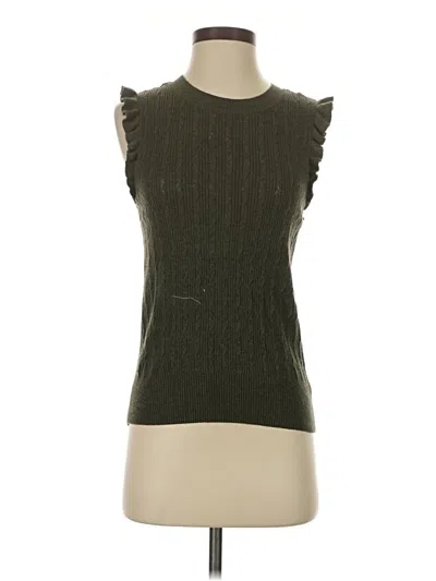 Pre-owned Paige Sweater Vest In Green