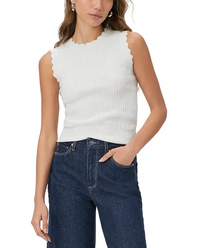 Paige Syrie Sleeveless Top In Ivory