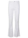 Paige Tailored Flared Pants With High Waist In White