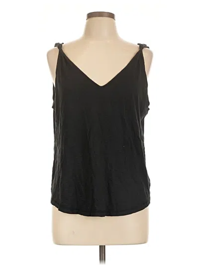 Pre-owned Paige Tank Top Black Halter Neckline Tops