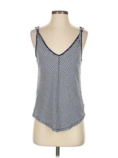 Pre-owned Paige Tank Top Blue Halter Neckline Tops