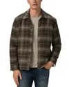 Paige Telford Plaid Relaxed Fit Jacket In Gray