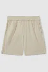 Paige Terry Drawstring Shorts In Natural