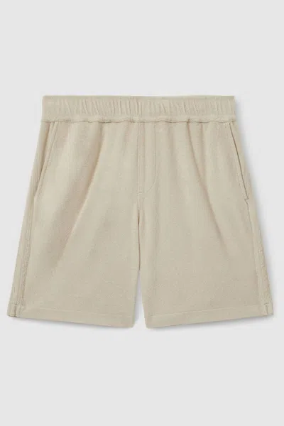 Paige Terry Drawstring Shorts In Natural