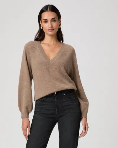 Paige Thea Sweater In Brown
