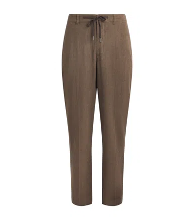 Paige Tiano Tie Waist Pants In Brown