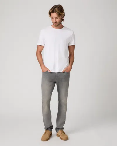 Paige Transcend Federal 30 Inch Slim Straight Jean In Gray