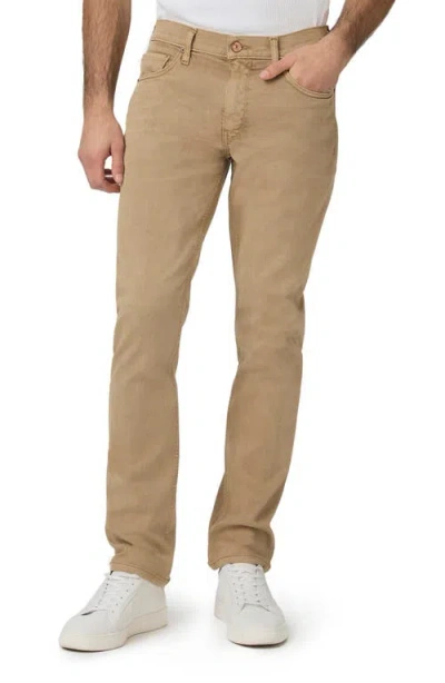 Paige Transcend Lennox Slim Fit Pants In Brown