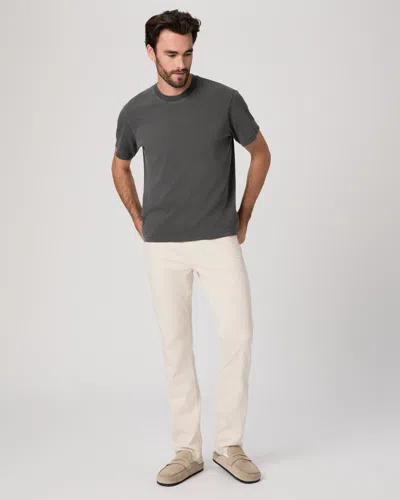 Paige Transcend Normandie 32 Inch Straight Jean In Gray